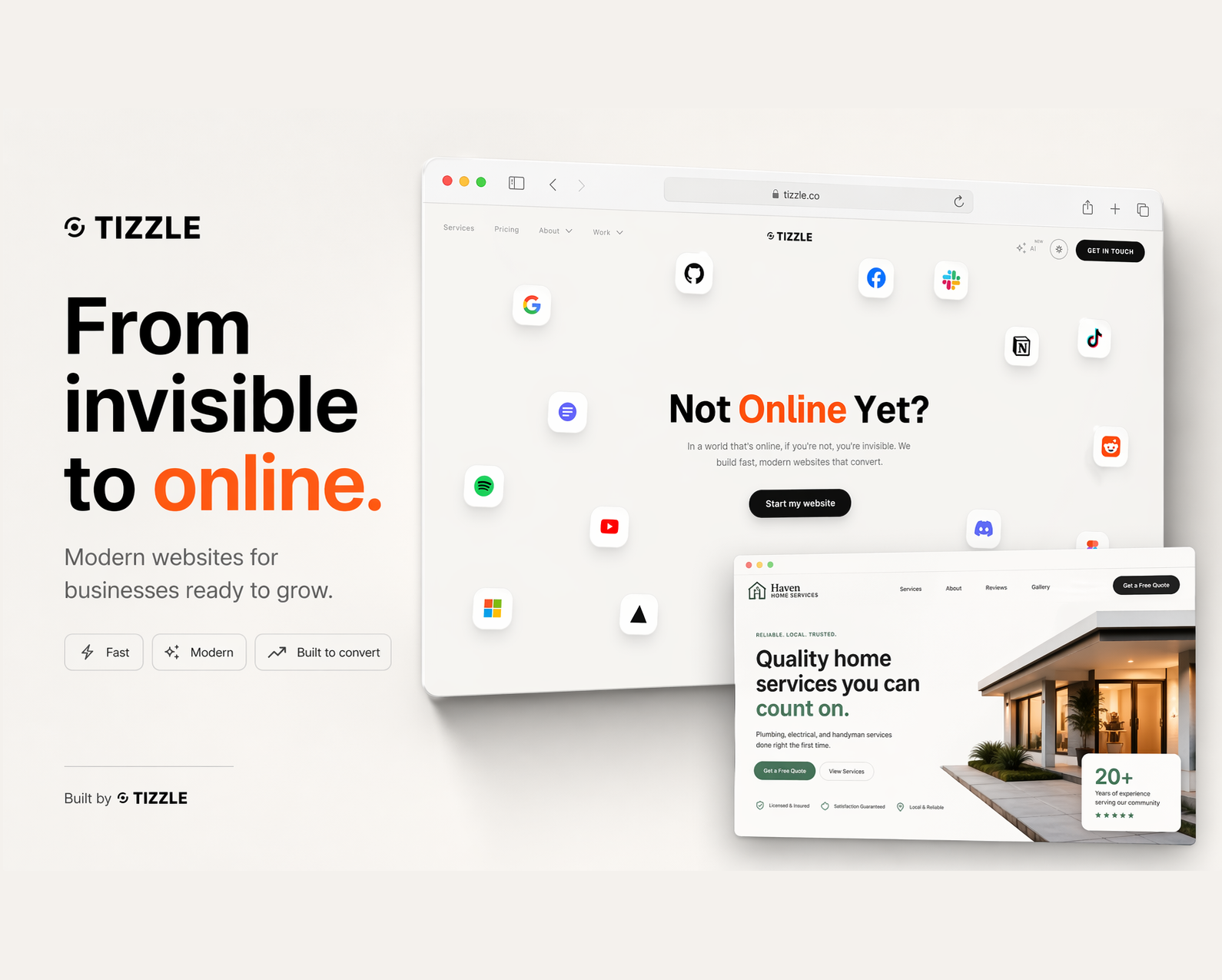 TIZZLE website and interface project 17